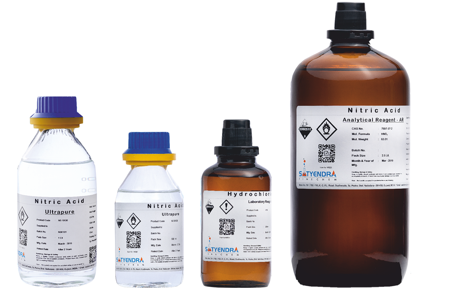 Reagent grade chemicals